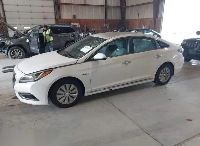 KMHE24L10HA043458 2017 2017 Hyundai Sonata- Hybrid SE 2