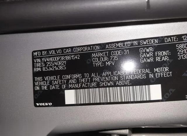 YV4H60DP3R1861542 2024 2024 Volvo Xc60 Recharge Plug-In Hybr 9