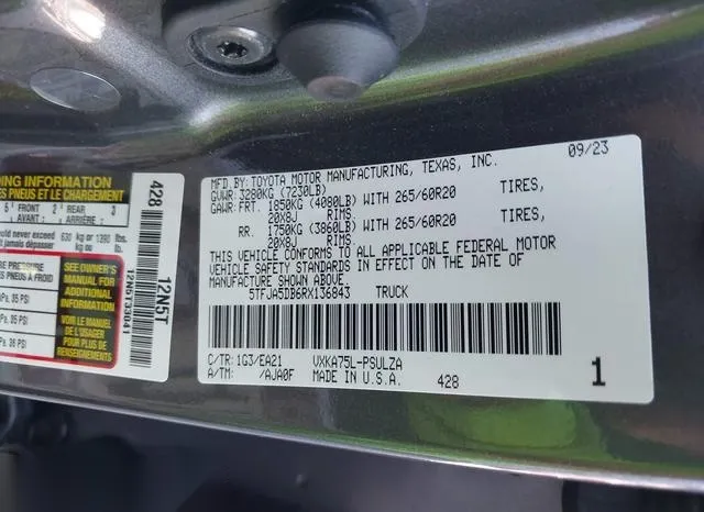 5TFJA5DB6RX136843 2024 2024 Toyota Tundra- Limited 9