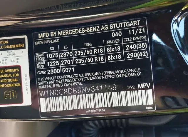 W1N0G8DB8NV341168 2022 2022 Mercedes-Benz GLC 300- Suv 9