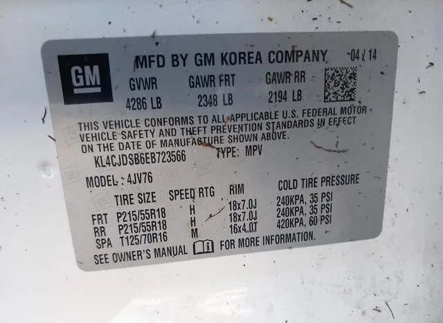 KL4CJDSB6EB723566 2014 2014 Buick Encore- Premium 9