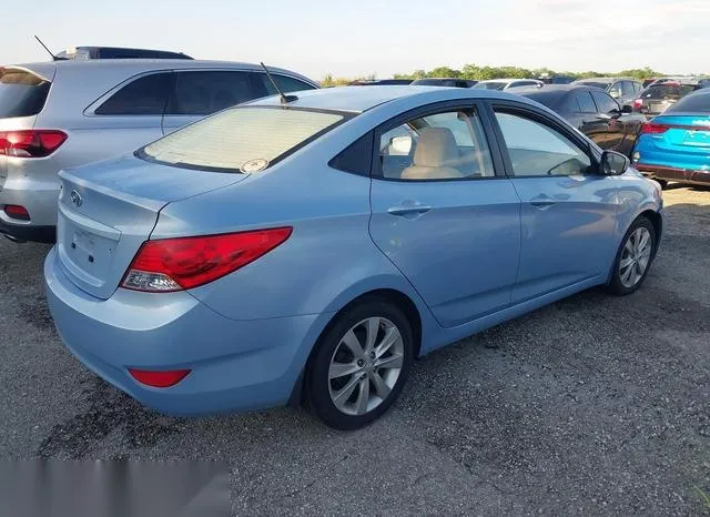 KMHCU4AE1CU123205 2012 2012 Hyundai Accent- Gls 4