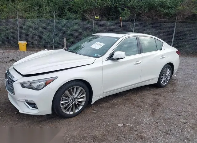 JN1EV7BR9MM753023 2021 2021 Infiniti Q50- Luxe Awd 2