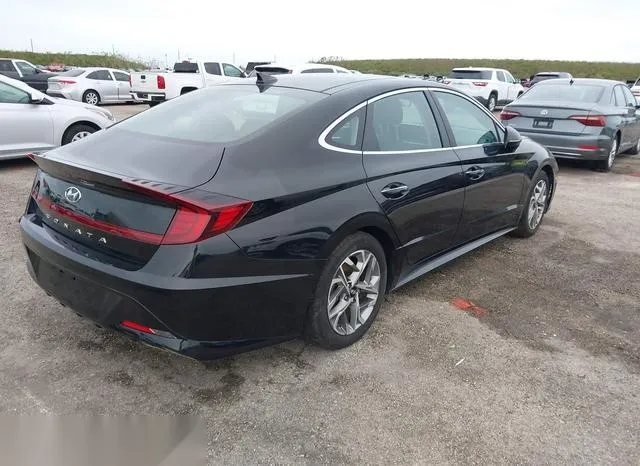 KMHL14JA8NA237034 2022 2022 Hyundai Sonata- Sel 4