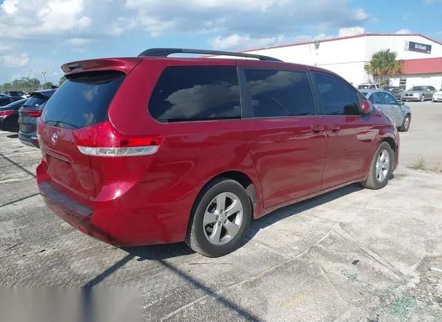 5TDKK3DC6DS375435 2013 2013 Toyota Sienna- Le V6 8 Passenger 4