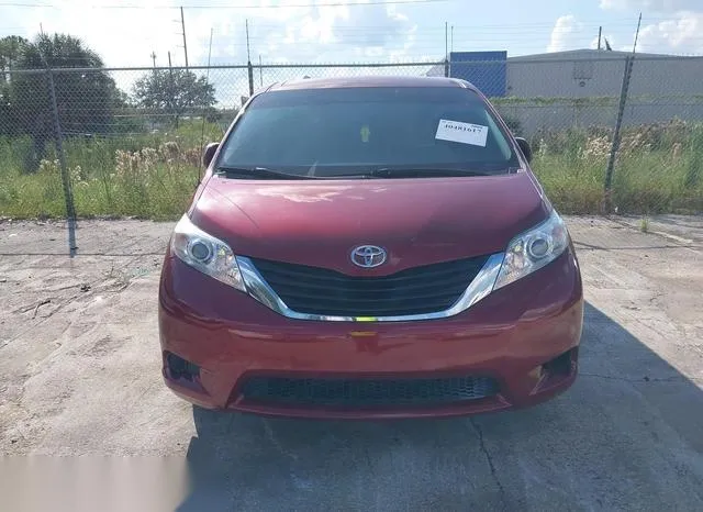 5TDKK3DC6DS375435 2013 2013 Toyota Sienna- Le V6 8 Passenger 6