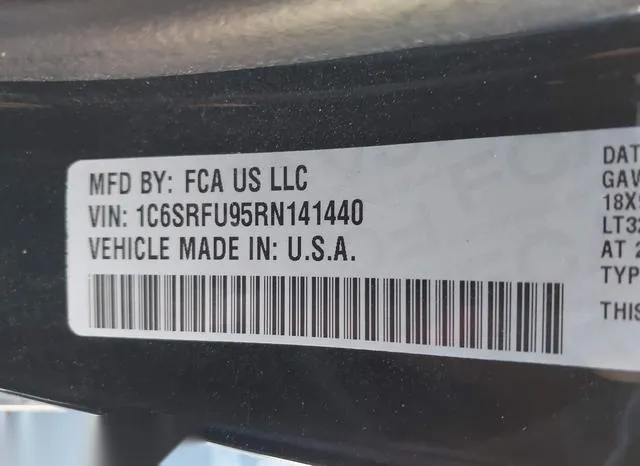 1C6SRFU95RN141440 2024 2024 RAM 1500- Trx  4X4 5-7 Box 9