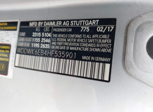 WDDWK6EB4HF535901 2017 2017 Mercedes-Benz AMG C 43- 4Matic 9