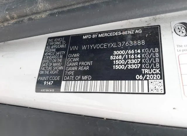 W1YV0CEYXL3763888 2020 2020 Mercedes-Benz Metris 9