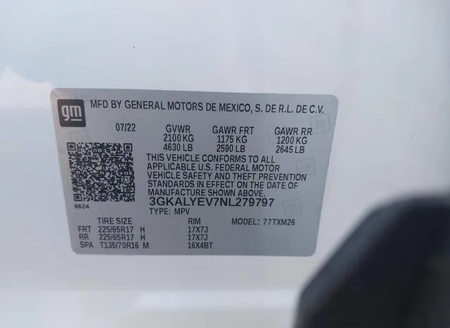 3GKALYEV7NL279797 2022 2022 GMC Terrain- Awd At4 9