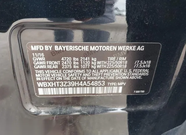 WBXHT3Z39H4A54853 2017 2017 BMW X1- Xdrive28I 9