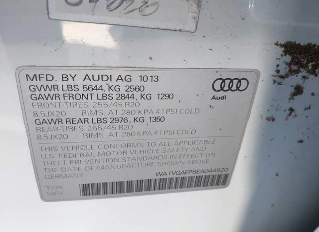 WA1VGAFP8EA044920 2014 2014 Audi SQ5- 3-0T Premium Plus 9