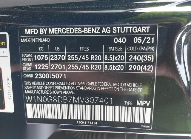 W1N0G8DB7MV307401 2021 2021 Mercedes-Benz GLC 300- Suv 9