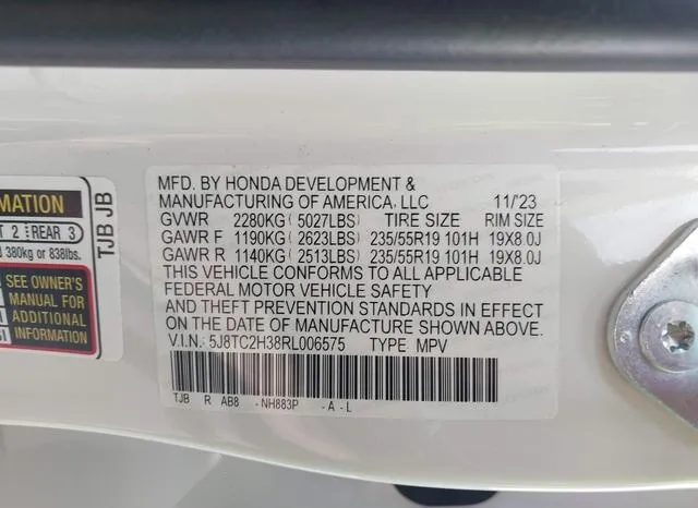 5J8TC2H38RL006575 2024 2024 Acura RDX- Standard 9