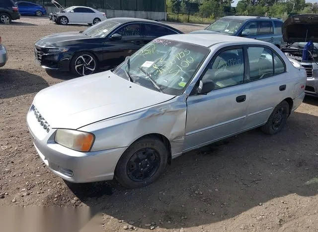 KMHCG45C51U245711 2001 2001 Hyundai Accent- GL 2