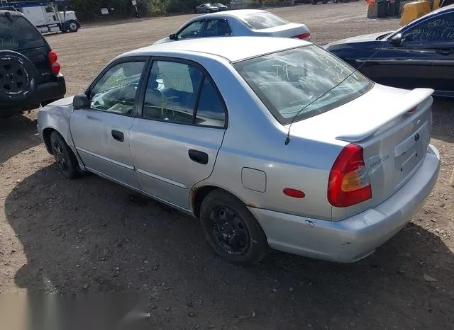 KMHCG45C51U245711 2001 2001 Hyundai Accent- GL 3