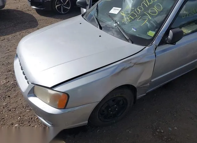 KMHCG45C51U245711 2001 2001 Hyundai Accent- GL 6