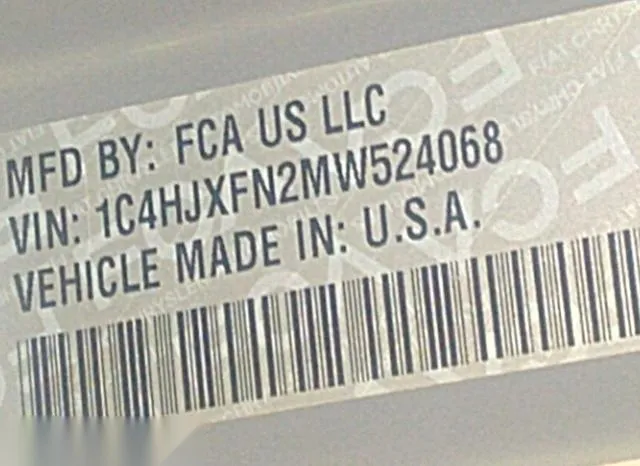 1C4HJXFN2MW524068 2021 2021 Jeep Wrangler- Unlimited Rubico 9