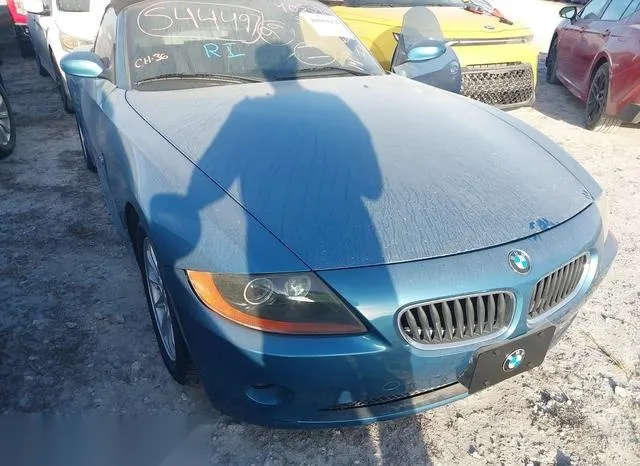 4USBT33473LS44497 2003 2003 BMW Z4- 2-5I 6