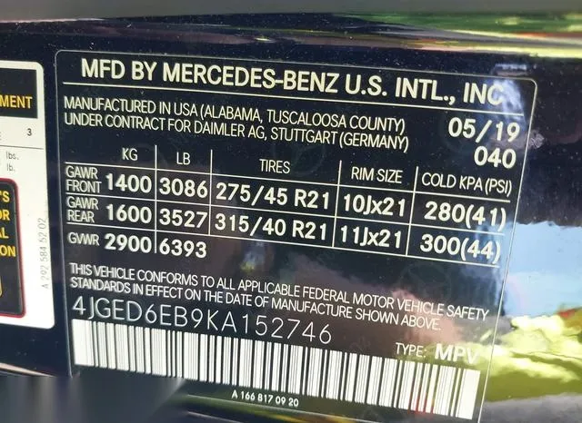 4JGED6EB9KA152746 2019 2019 Mercedes-Benz Amg Gle 43 Coupe- 9