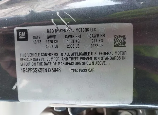 1G4PP5SK5E4125948 2014 2014 Buick Verano 9