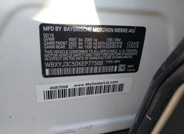 WBXYJ3C50KEP77568 2019 2019 BMW X2- Sdrive28I 9