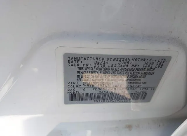 3N1AB7AP6EY261541 2014 2014 Nissan Sentra- SR 9