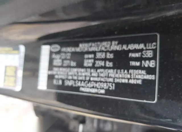 5NPLS4AG6PH098751 2023 2023 Hyundai Elantra- Sel 9