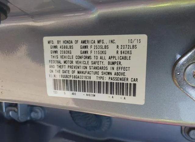 19UUB2F58GA001638 2016 2016 Acura TLX- V6 Tech 9