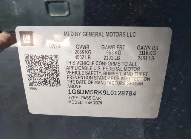 1G6DM5RK9L0128784 2020 2020 Cadillac CT5- Luxury 9