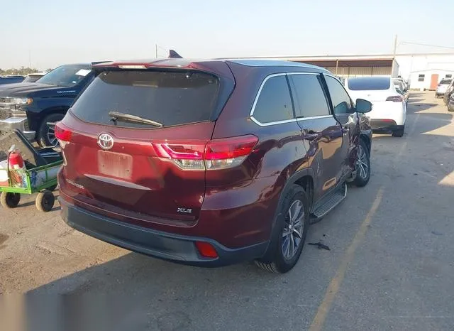 5TDKZRFH4KS303721 2019 2019 Toyota Highlander- Xle 4