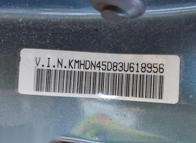 KMHDN45D83U618956 2003 2003 Hyundai Elantra- Gls/Gt 9