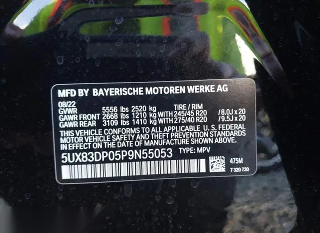 5UX83DP05P9N55053 2023 2023 BMW X3- M40I 9