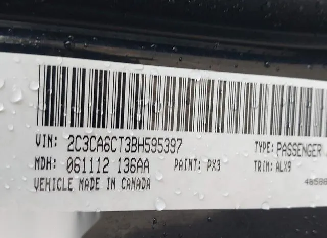 2C3CA6CT3BH595397 2011 2011 Chrysler 300C 9