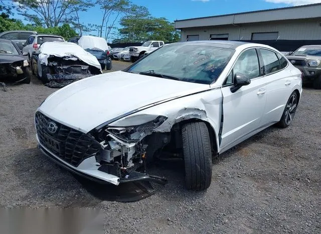 5NPEJ4J24MH078381 2021 2021 Hyundai Sonata- Sel Plus 2