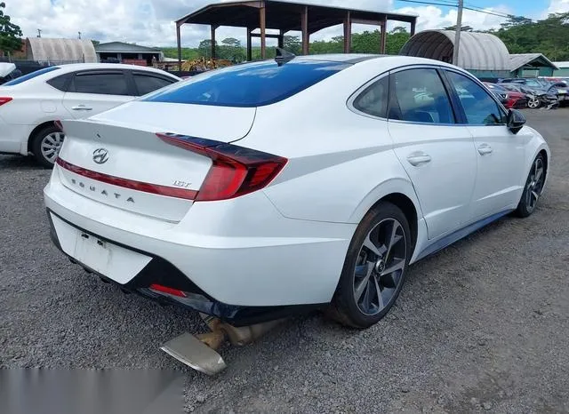 5NPEJ4J24MH078381 2021 2021 Hyundai Sonata- Sel Plus 4