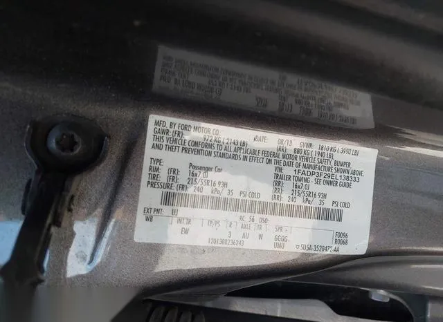 1FADP3F29EL138333 2014 2014 Ford Focus- SE 9