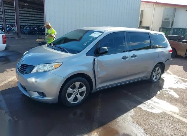 5TDZK3DC9DS291205 2013 2013 Toyota Sienna- L V6 7 Passenger 2