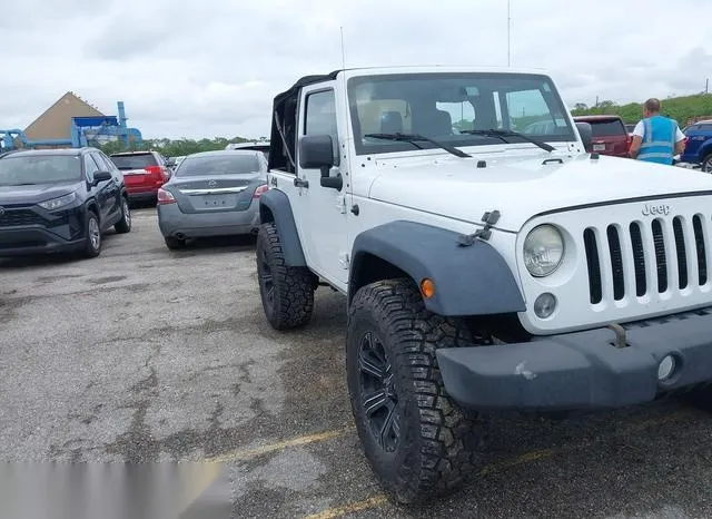 1C4AJWAG0EL222365 2014 2014 Jeep Wrangler- Sport 1