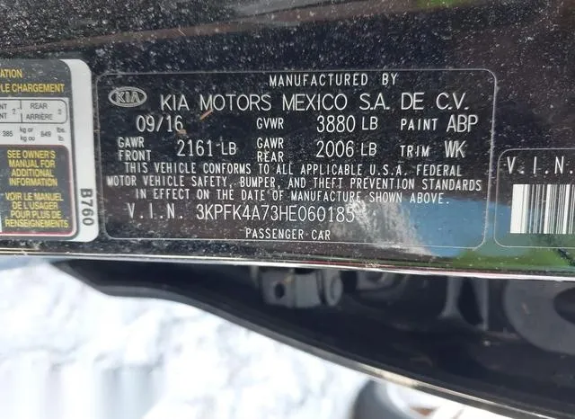 3KPFK4A73HE060185 2017 2017 KIA Forte- LX 9