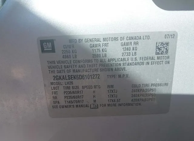 2GKALSEK6D6101272 2013 2013 GMC Terrain- Sle-2 9