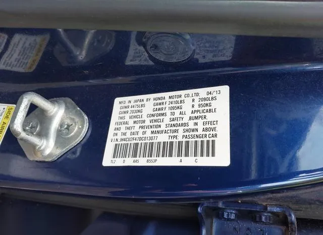 JH4CU2F47DC013077 2013 2013 Acura TSX- 2-4 9