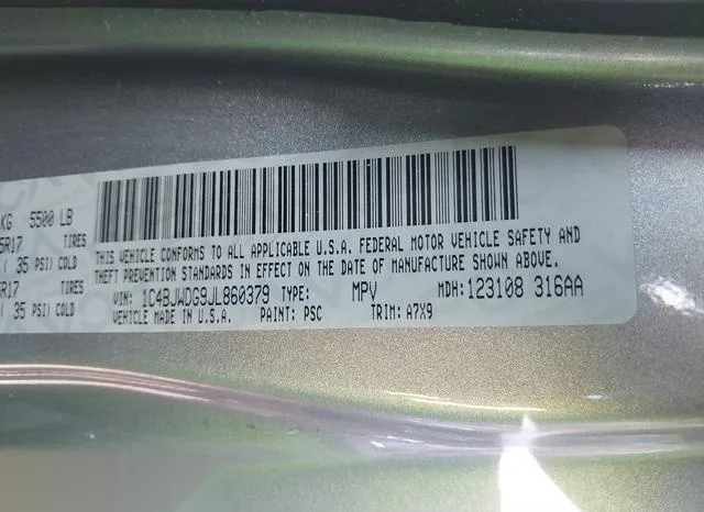 1C4BJWDG9JL860379 2018 2018 Jeep Wrangler- JK Unlimited Spo 9