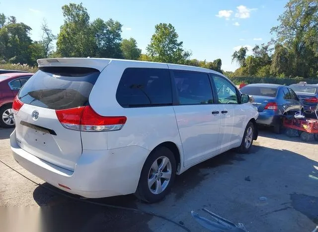 5TDZK3DCXDS295506 2013 2013 Toyota Sienna- L V6 7 Passenger 4