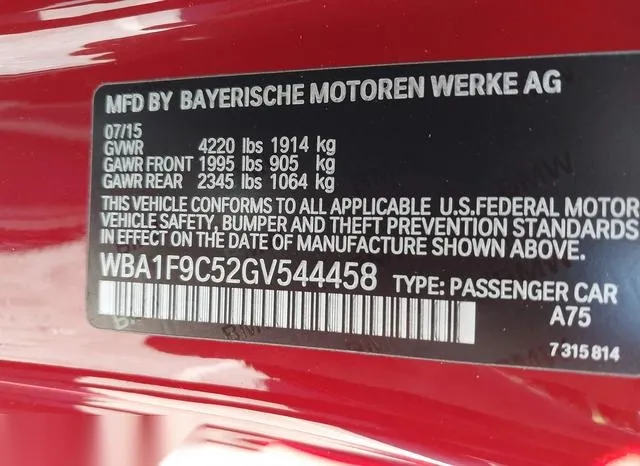 WBA1F9C52GV544458 2016 2016 BMW 2 Series- 228I 9