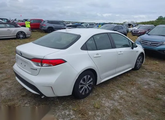 JTDEAMDE2MJ030522 2021 2021 Toyota Corolla- Hybrid Le 4