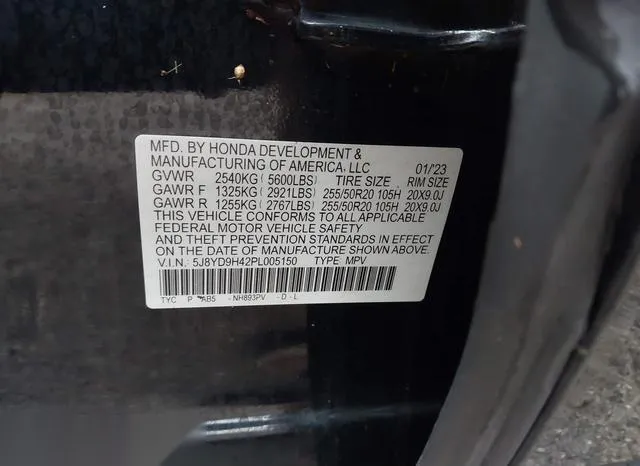 5J8YD9H42PL005150 2023 2023 Acura MDX- Technology Package 9