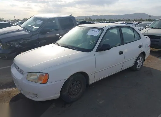 KMHCG45C42U336468 2002 2002 Hyundai Accent- GL 2