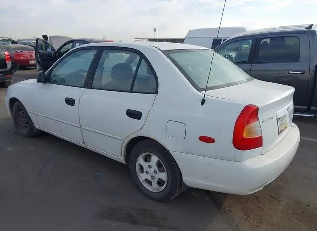 KMHCG45C42U336468 2002 2002 Hyundai Accent- GL 3