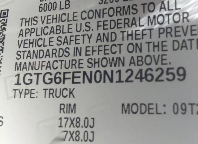 1GTG6FEN0N1246259 2022 2022 GMC Canyon- 4Wd  Long Box At4 - 9